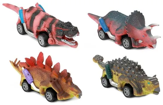 Toi-Toys World of Dinosaurs Dino Pullback Car 4 pcs.